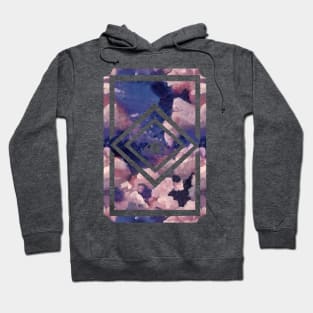 Purple cloud filled Eye Hoodie